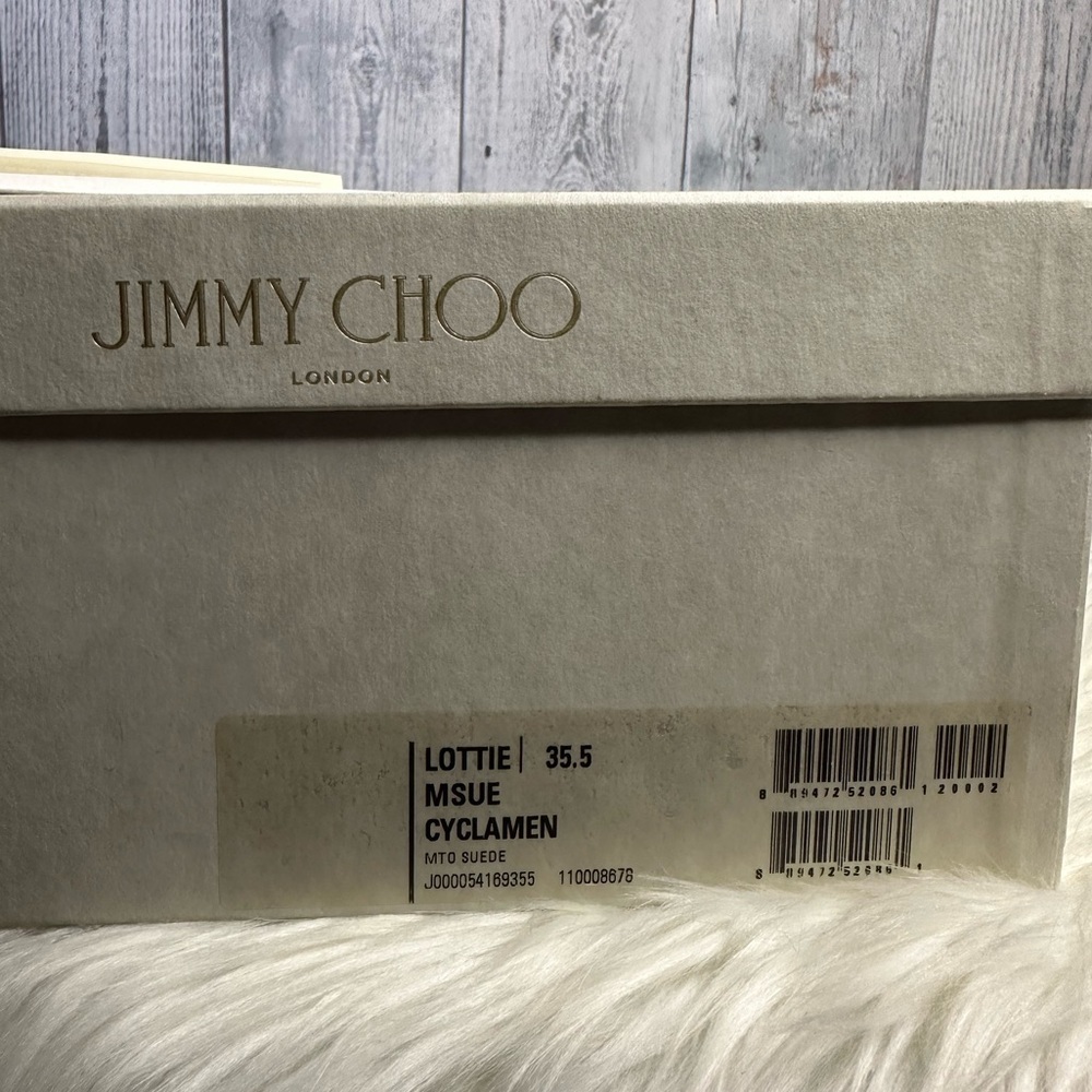 JIMMY CHOO lottie suede strap heels - Picture 12 of 16